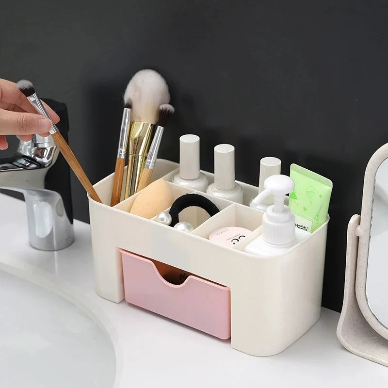 Makeup Organizer – 6 Compartment Cosmetic Storage for Vanity and Jewelry