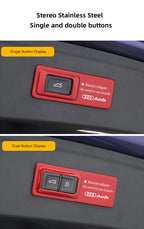 Tailgate Warning Sticker – Reflective Decal for Audi S-Line Trunk Access