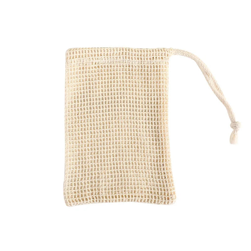 Mesh Soap Saver Bag – Reusable Exfoliating Pouch for Shower and Travel