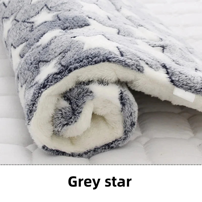 Washable Plush Pet Sofa Bed – Soft Winter Sleeping Mat for Small Large Dogs