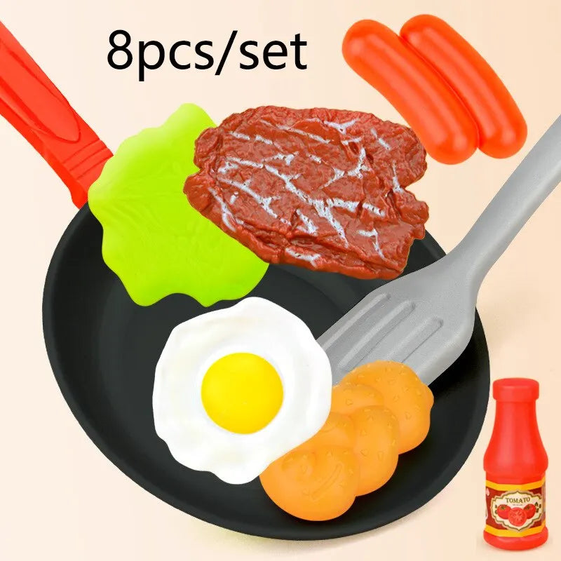 Simulation Kitchenware Toy Set – Play Food and Cooking Accessories for Kids