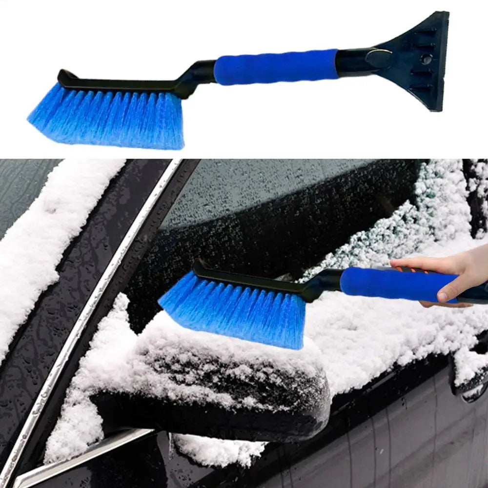 Car Snow Brush and Ice Scraper – Ergonomic Foam Grip for Winter Vehicle Care