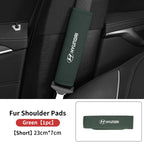 Suede Seat Belt Pads – Shoulder Protection for Hyundai Interior Comfort