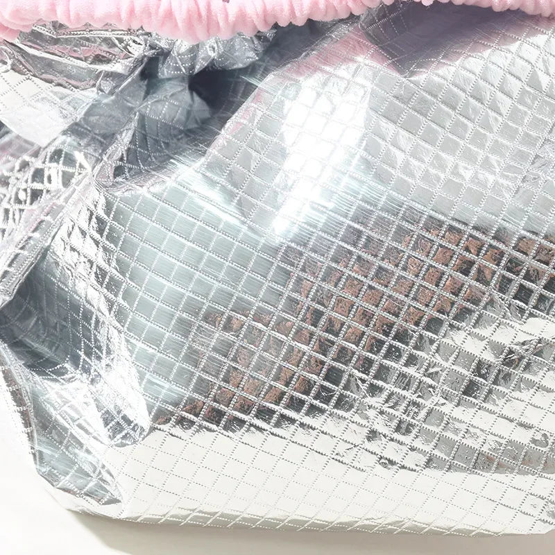 Self-Heating Thermal Hair Mask Cap – Insulated Foil Hat for Deep Conditioning
