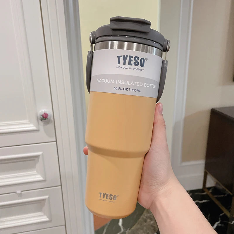 Stainless Steel Insulated Tumbler – 900ml Double-Wall Cup for Travel and Office