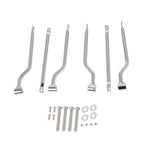 Universal Motorcycle Saddlebag Support Brackets – Side Luggage Mounts for Cruiser