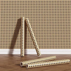 Honeycomb Grid Wallpaper – Luxury Chinese Retro Style for Home Decor