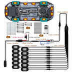 RGB LED Underglow Chassis Lights – Waterproof Exterior Decoration for Off-Road Trucks
