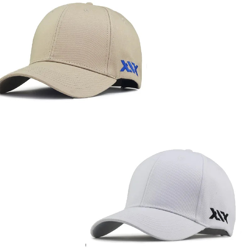 Oversized Cotton Baseball Cap – Adjustable Large Fit for Men and Women