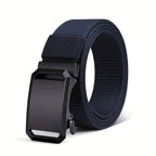 Tactical Canvas Belt – Durable Automatic Buckle for Men Outdoor Hunting