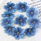 Artificial Cherry Blossom Heads – Silk Floral Decor for Weddings and DIY