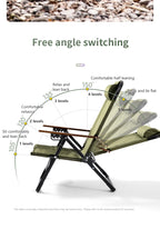 Folding Camping Chair – Adjustable Portable Seat for Outdoor Hiking Travel