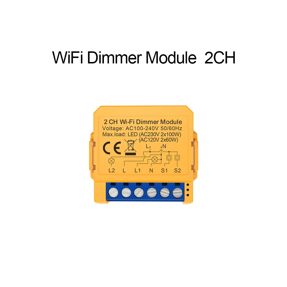 ZigBee Smart Dimmer Module – 2 Way LED Light Switch for Home Automation