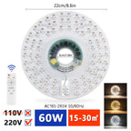Round LED Ceiling Light Panel – Replacement Module for Home Lighting