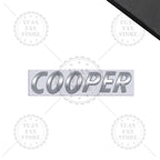 3D Metal Letter Emblem – Rear Trunk Badge for MINI Cooper S Styling