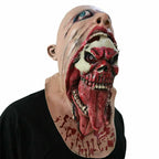 Bloody Skull Latex Mask – Double-Layer Horror Prop for Halloween Cosplay
