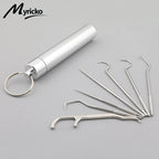 Stainless Steel Dental Tool Set – Professional Exam Kit for Oral Hygiene