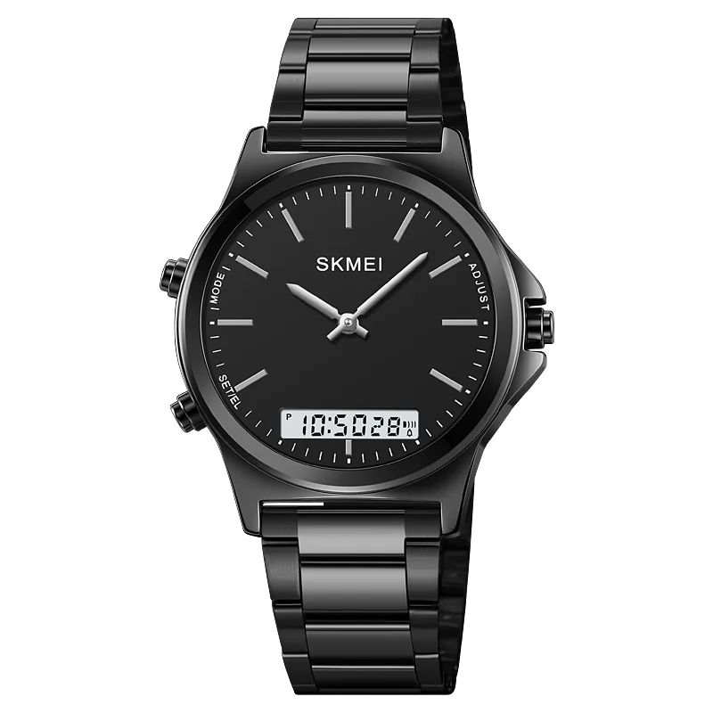 Digital Sport Watch – Waterproof Triple Time Display for Men