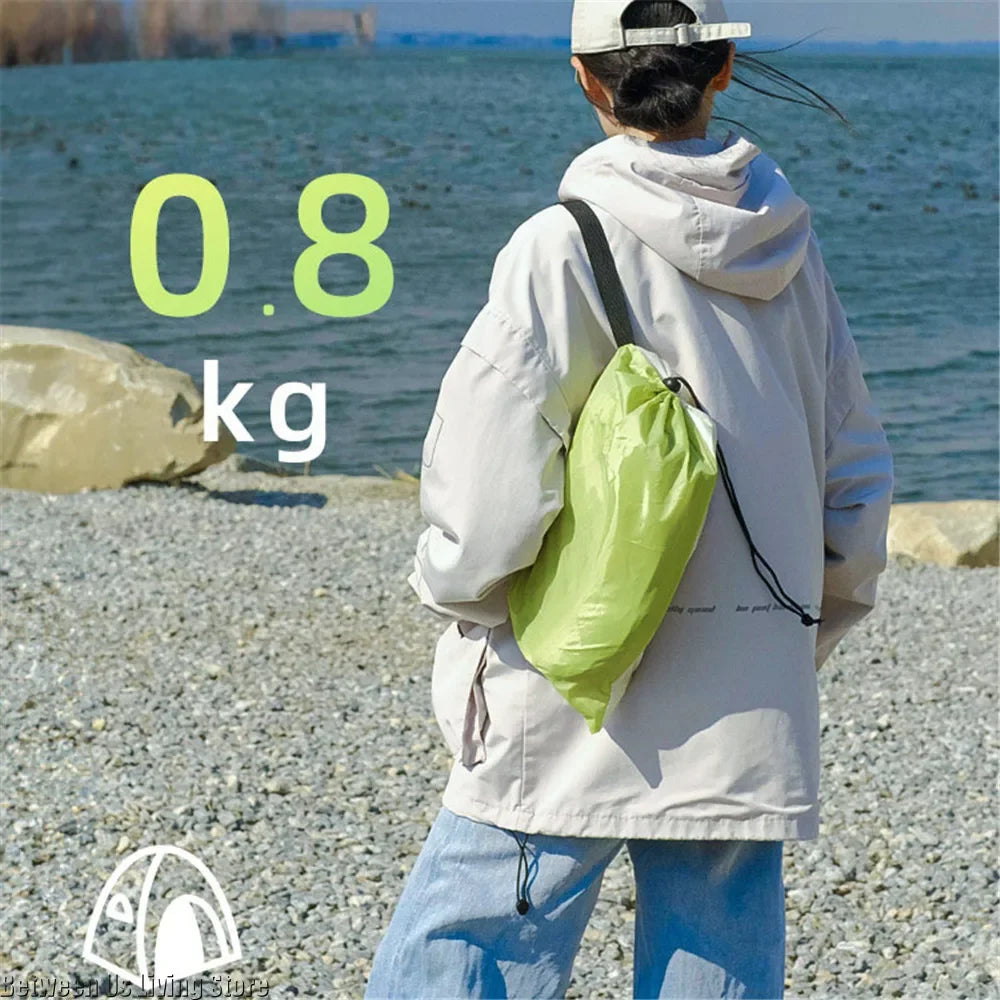 Inflatable Sofa Bed – Extra Wide Non-Roll Air Lounger for Beach and Garden