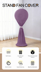 Jacquard Elastic Fan Cover – Full Coverage Dust Protector for Tower Fans