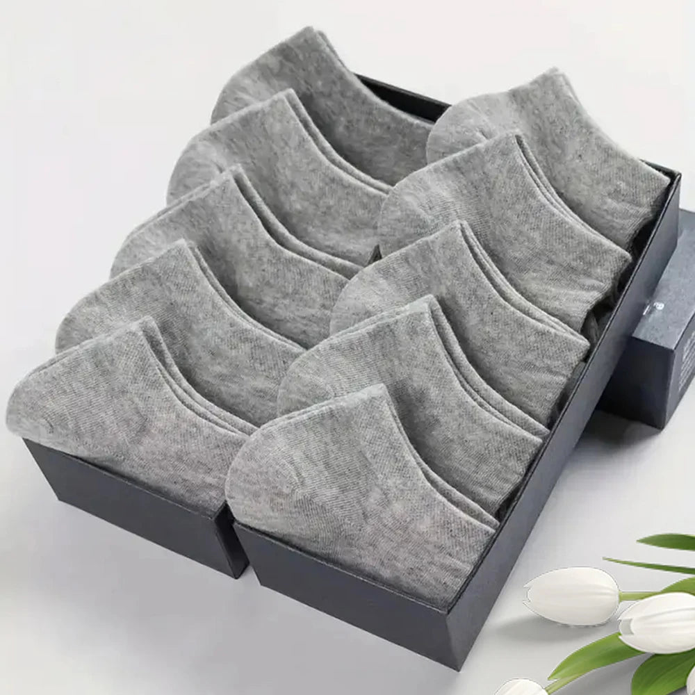 Men's Breathable Ankle Socks – Moisture Wicking Business for Daily Sport