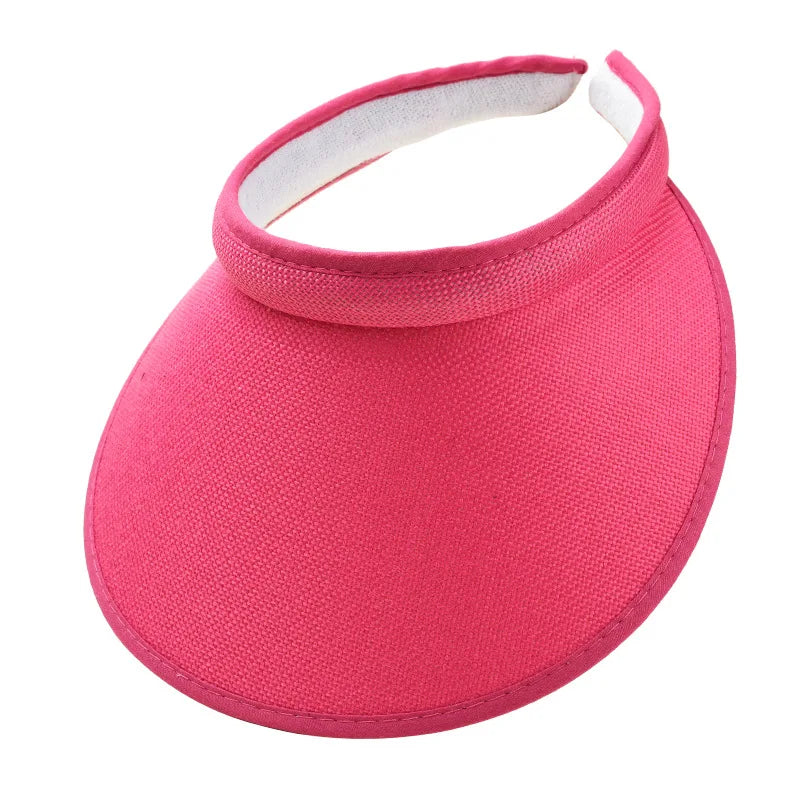 Wide Brim Sun Visor Hat – UV Protection for Outdoor Sports and Beach