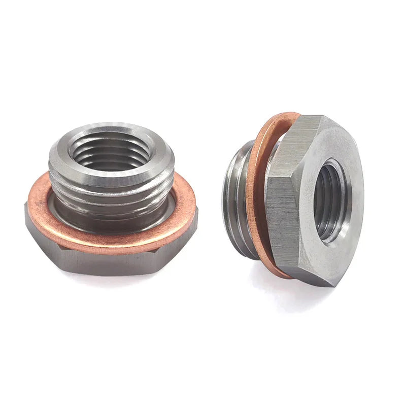 Oxygen Sensor Adapter – M18x1.5 to M12x1.25 Stainless Steel for Car Exhaust