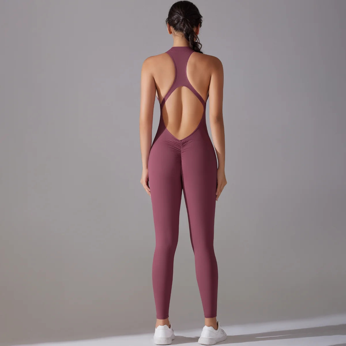 Tummy Control Bodysuit – Push-Up Sculpting Shapewear for Gym Fitness