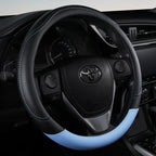 PU Leather Steering Wheel Cover – Non-Slip Grip for Universal Car Interior