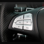 Steering Wheel Button Trim – Decorative Stickers for Mercedes Benz Interior
