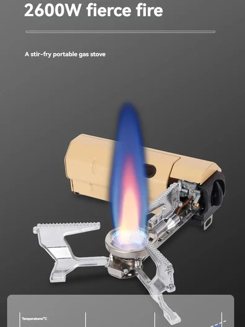 Portable Camping Gas Stove – Folding Cassette Burner for Outdoor Cooking