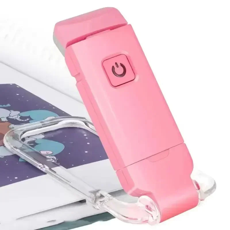 Rechargeable LED Book Light – Portable Clip Reading Lamp for Travel