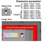 Large Starlit Sky Desk Mat – Anti-slip Rubber Pad for Gaming and Office
