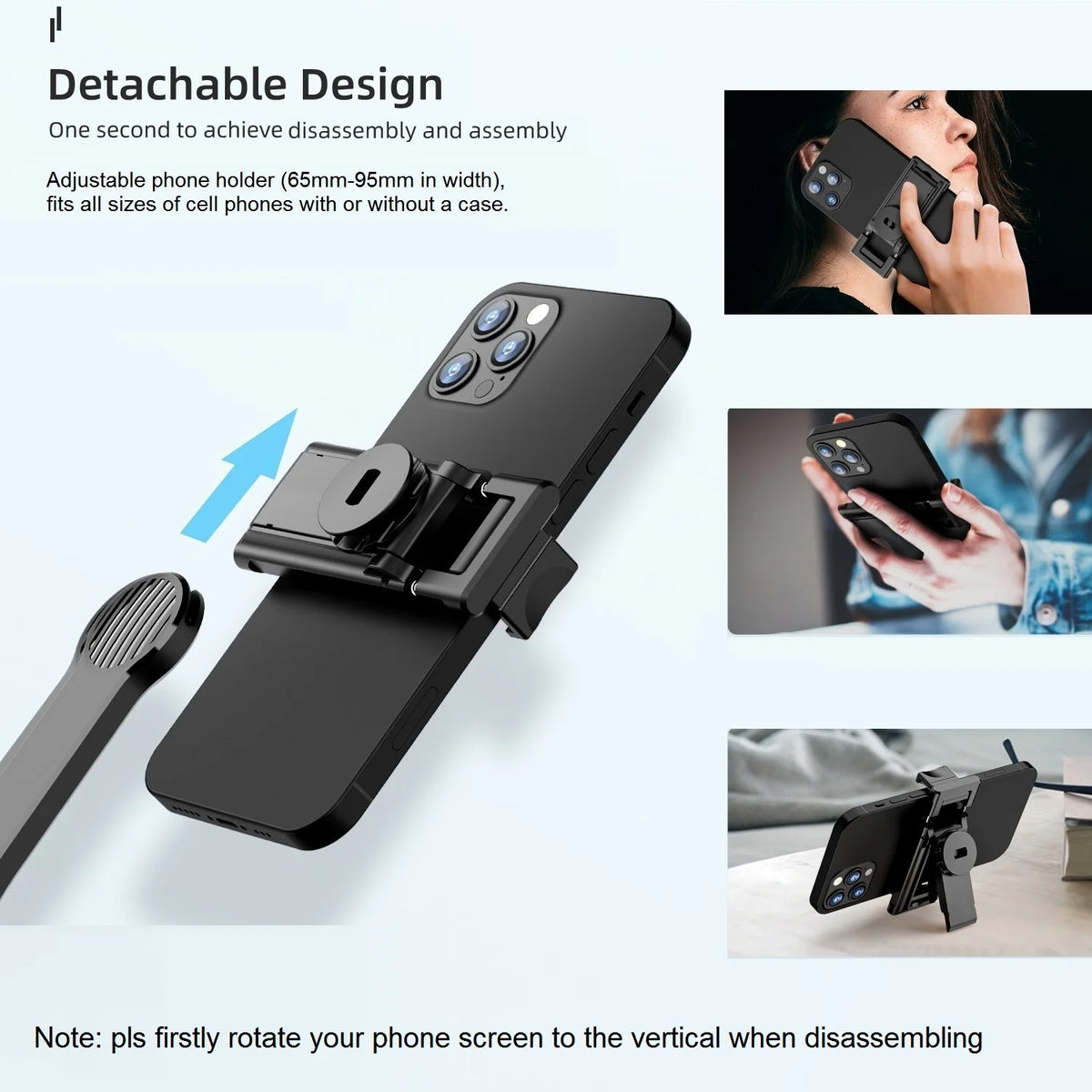 42-Inch Selfie Stick Tripod – Extendable Bluetooth Mount for Travel Vlogging