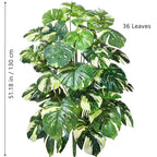 Artificial Tropical Leaf Plant – 60-103cm Potted Faux Greenery for Home Decor