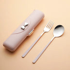 Stainless Steel Cutlery Set – Portable Flatware for Camping and Picnics