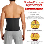 Mens Sauna Waist Trainer – Adjustable Abdomen Shaper for Fitness Slimming