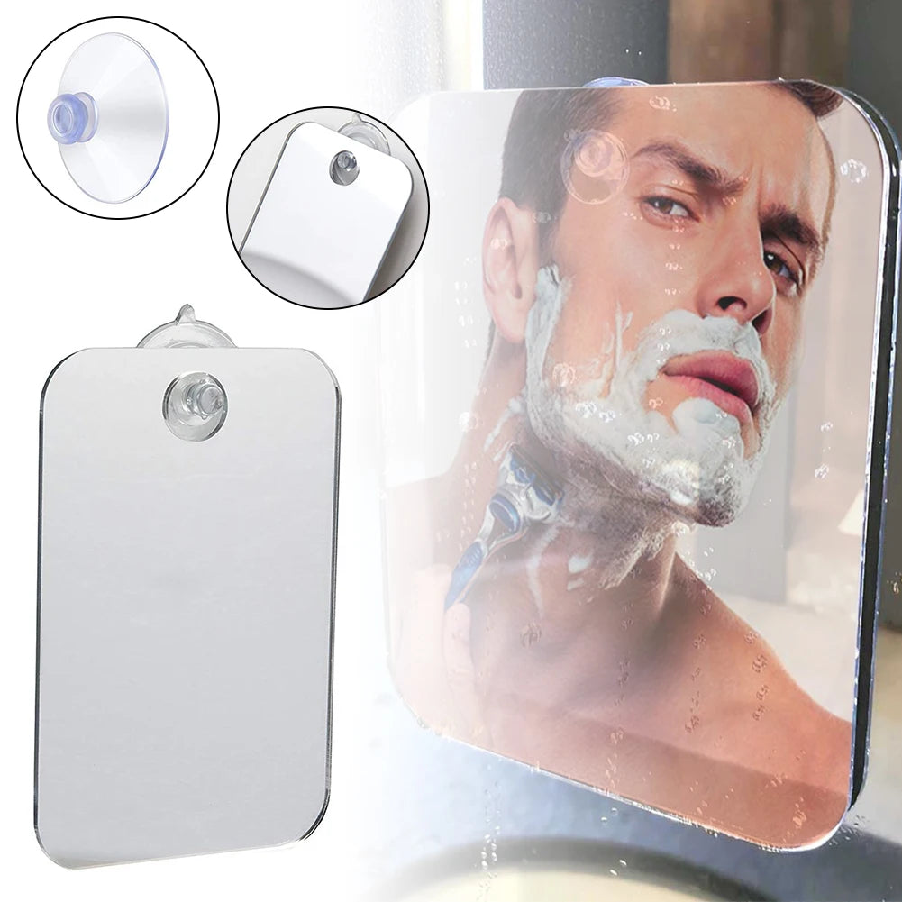 Acrylic Hand Mirror – Portable Travel Accessory for Makeup and Shaving