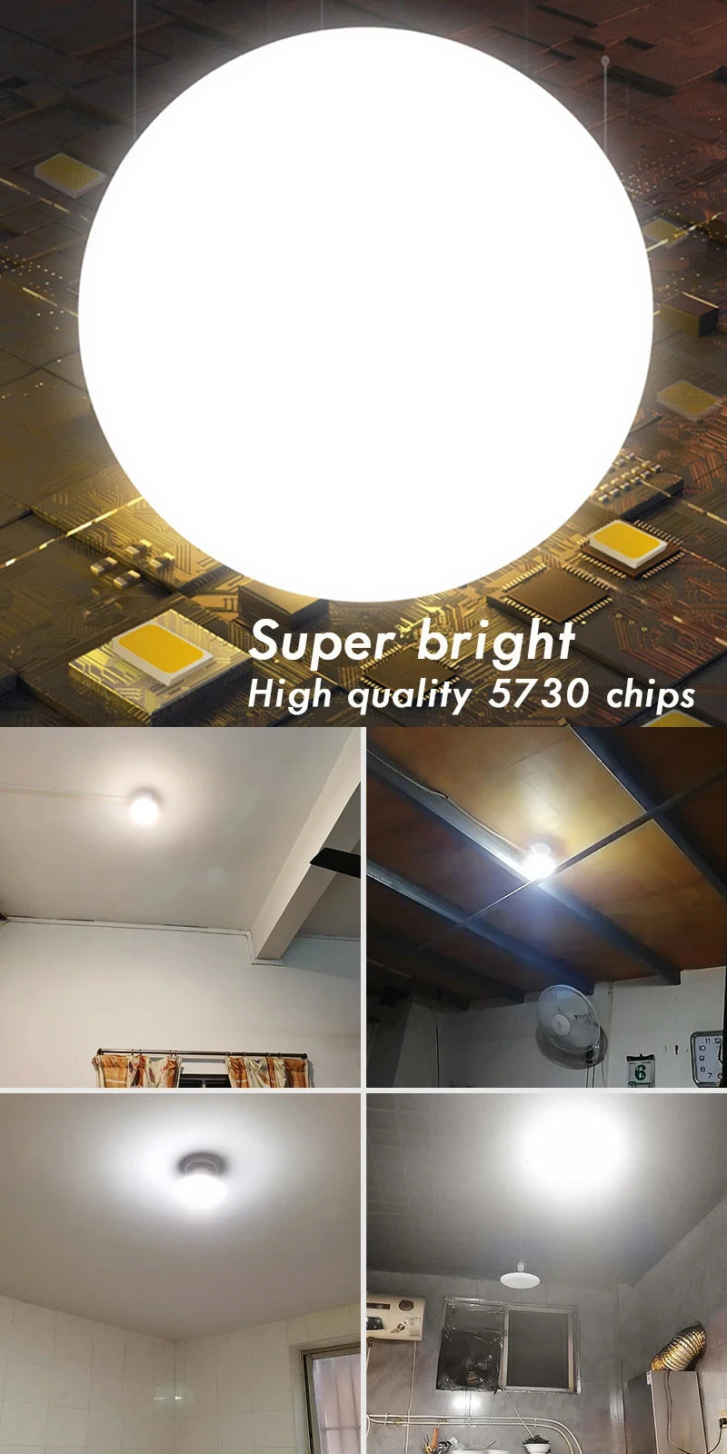 LED Flying Saucer Bulb – Energy Saving E27 Lamp for Indoor Home Lighting