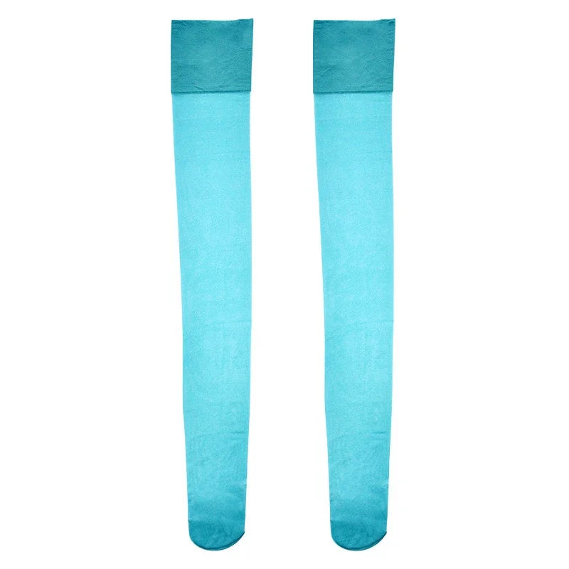 Glitter Thigh High Stockings – Ultra-Thin Sheer Hosiery for Sexy Lingerie
