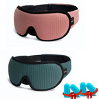 Soft 3D Contoured Eye Mask – Breathable Light Blocking for Travel Sleeping