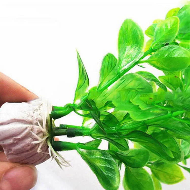 Artificial Water Grass – Plastic Aquarium Plant Ornament for Fish Tank Decor