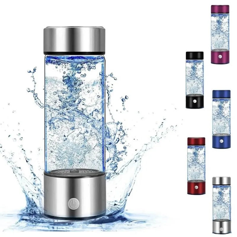 Hydrogen Water Generator Bottle – Portable Antioxidant Ionizer for Fitness