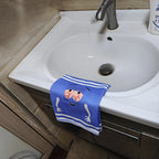 Cartoon Towelie Hand Towel – Quick-Dry Polyester Dish Cloth for Kitchen Bathroom
