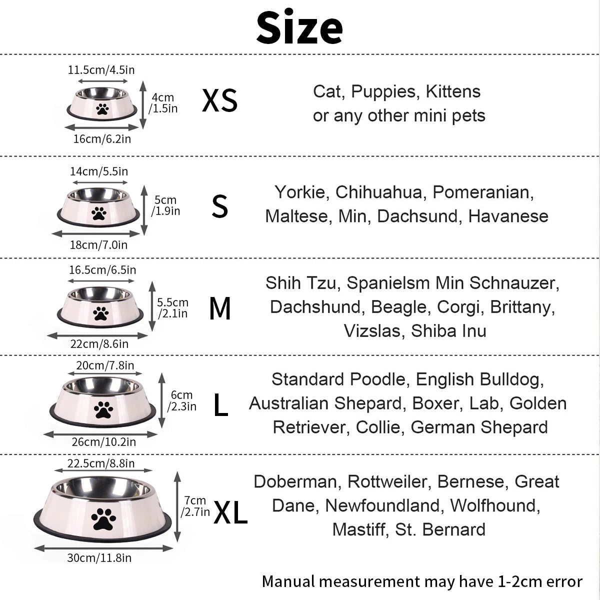 Stainless Steel Pet Bowl – Durable Anti-fall Food Bowl for Dogs and Cats
