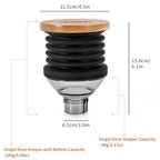 Wooden Coffee Grinder Lid – Replacement Hopper Cover for Eureka Mignon