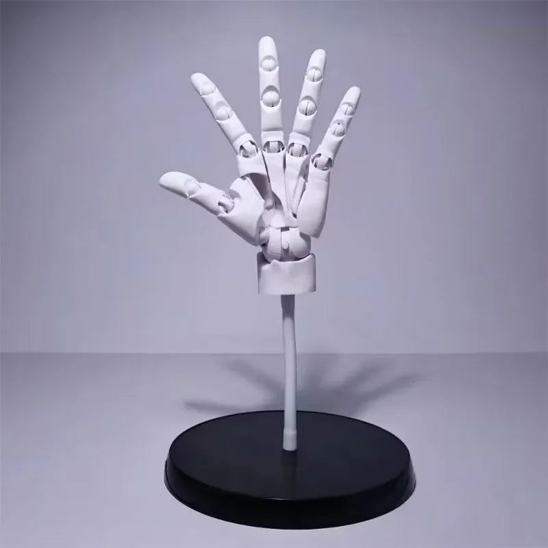 Articulated Wooden Hand Model – Posable Sketching Figurine for Artists