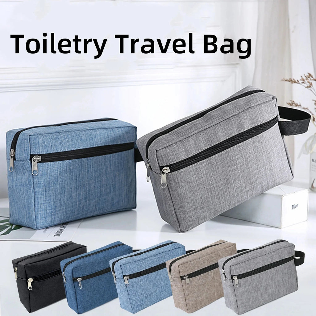 Portable Toiletry Organizer – Travel Cosmetic Pouch for Men and Women