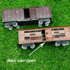 RC Train Cargo Carriage – 4cm Width Model Wagon for DIY Railway Sets