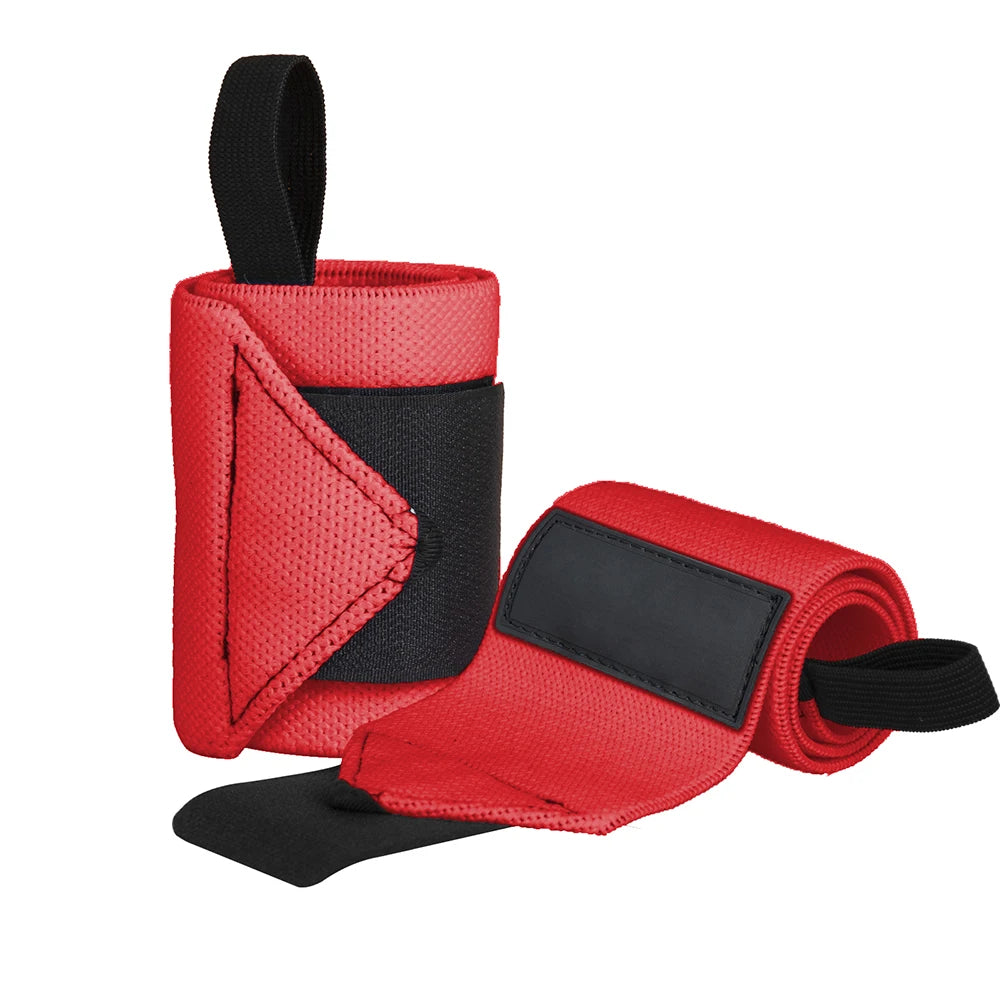 Fitness Wrist Wraps – Padded Support for Weight Lifting and Gym Training
